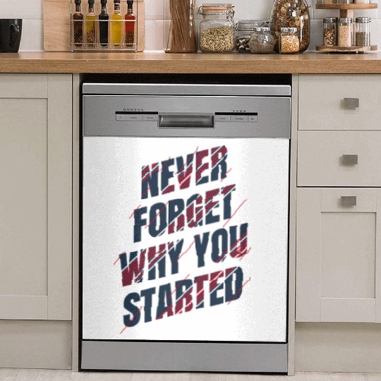 Motivational Typography Design for Growth gym Dish Washer Covers