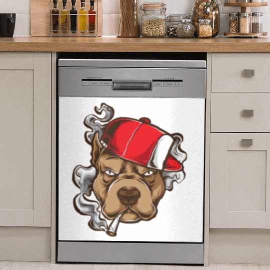 Urban Dog Rebel Graphic Design Dish Washer Covers