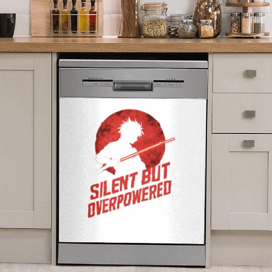 Silhouette Jedi with Red Moon Dish Washer Covers