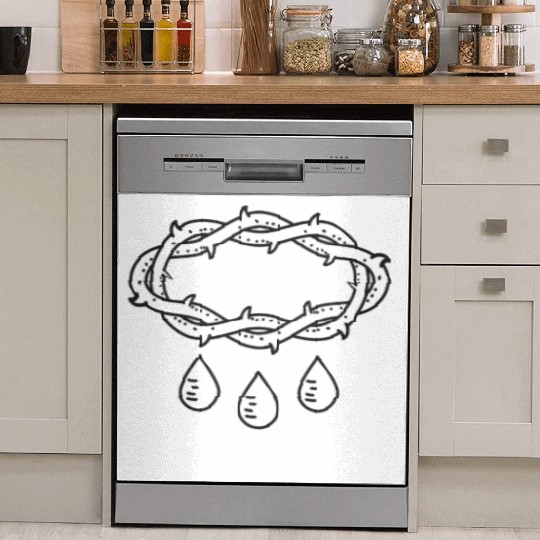 Dark Whispers Crown of Thorns Dish Washer Covers