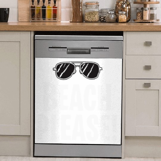 Beach Please Sunglasses Graphic Dish Washer Covers