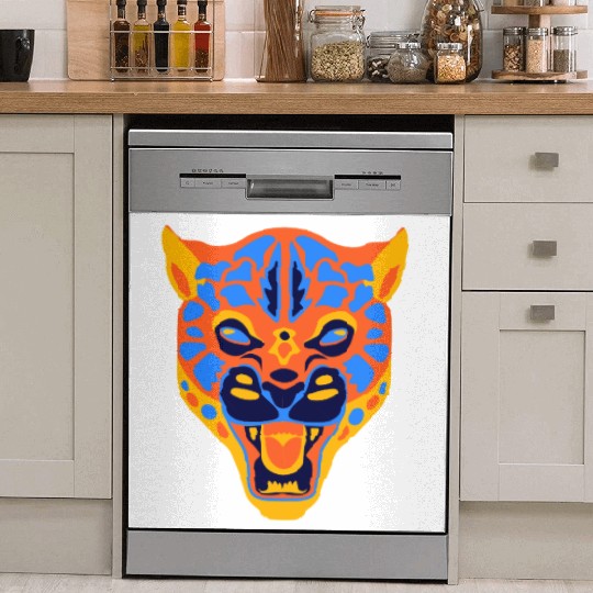 Vivid Jaguar Bold Print Dish Washer Covers