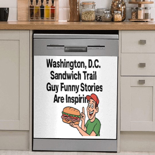Washington DC Sandwich Throw Guy  Dish Washer Covers
