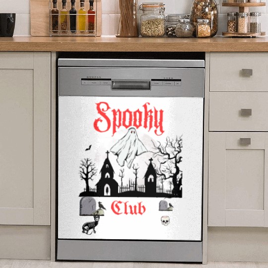 Spooky Club – Gothic Graveyard V Dish Washer Covers