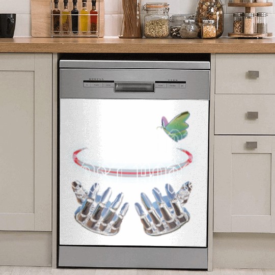 Last Hope Cyber Gothic Y2K Aesthetic Dish Washer Covers