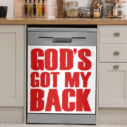 GOD'S GOT MY BACK Dish Washer Covers