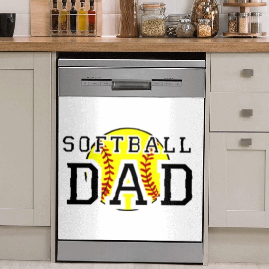 Softball Dad Dish Washer Covers
