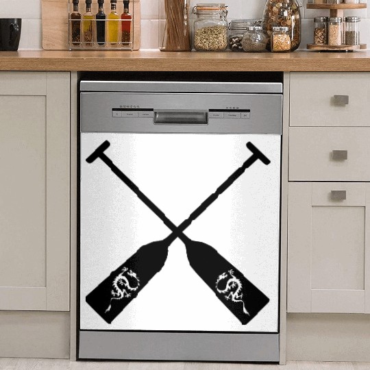 Dragonboat Dragonboating Racing Paddle Dragon Dish Washer Covers