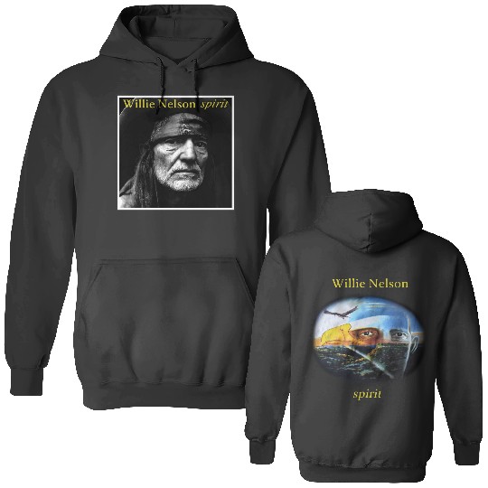 Vintage Nelson Double Sided Hoodies Nelson Spirit Country Rock Country Music Double Sided Hoodies