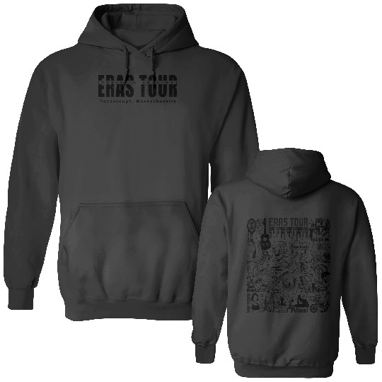 Foxborough Massachusetts Eras Tour Double Sided Double Sided Hoodies