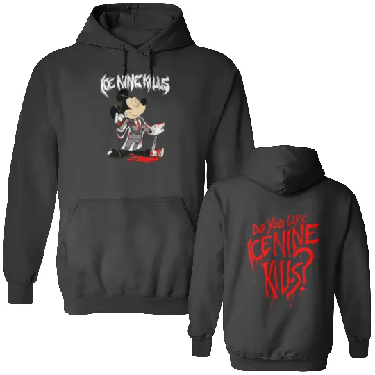 Mickey Ice Nine Double Sided Hoodies, Halloween Ice Nine Disney Double Sided Hoodies