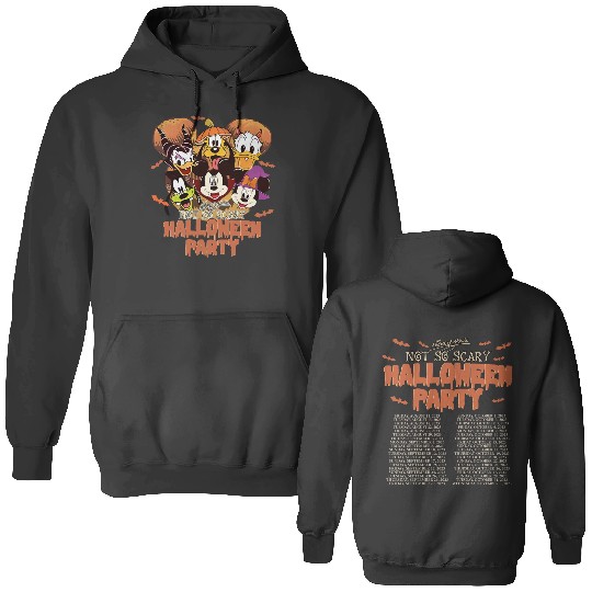 Discover Mickey's Not So Scary Halloween Party 2023 Double Sided Hoodies, Disney Halloween Party Double Sided Hoodies