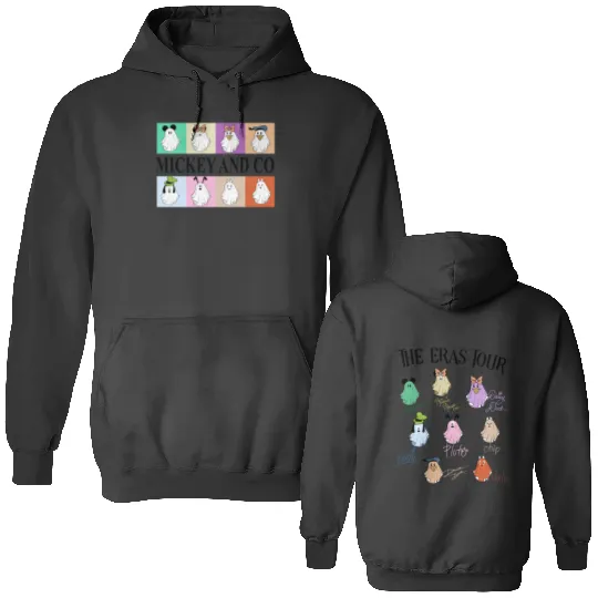 Disney Eras Tour Ghost Double Sided Hoodies, Disney Halloween Double Sided Hoodies, Mickey Boo Eras Double Sided Hoodies, Mickey And Friends Eras Tour Double Sided Hoodies, Mickey & Co Double Sided Hoodies