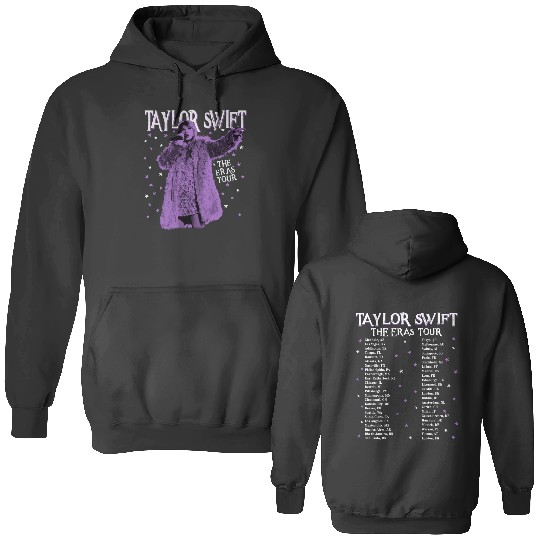 Eras Tour International Dates Double Sided Hoodies, TS Eras Tour Merch