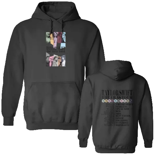 TS Eras Tour 2023 Double Sided Hoodies, Vintage Eras Tour 2023 Double Sided Hoodies, Midnights Concert Double Sided Hoodies, Midnight Concert 2023 Double Sided Hoodies