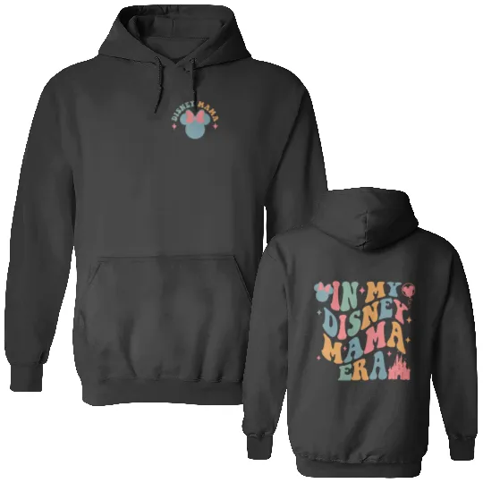 Custom In My Disney Mom Era Double Sided Hoodies, Minnie Mouse Mom Shir