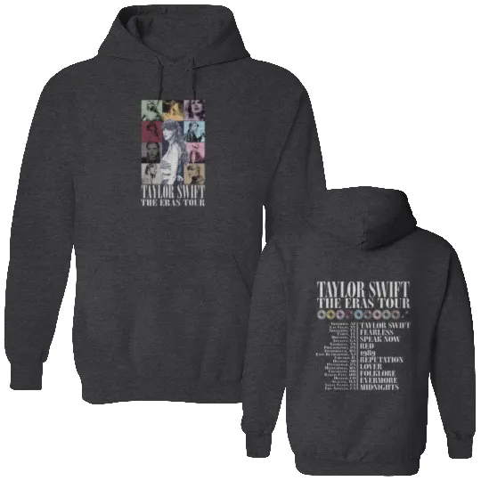 Two Sided Eras Tour Concert Double Sided Hoodies, Long Live Double Sided Hoodies, Concert Outfit, Her Song Lyric Double Sided Hoodies,Eras Tour Double Sided Hoodies, TS Merch Double Sided Hoodies,Eras Tour Movie Double Sided Hoodies