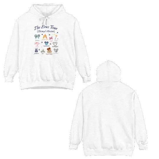 Eras Tour Disney Double Sided Hoodies, Swift Happiest Magical Place Gift
