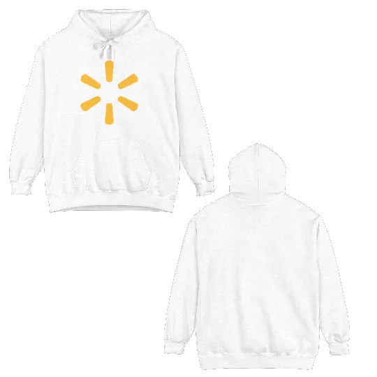 Limited Double Sided Hoodies Walmart Logo Unisex Double Sided Hoodies | Cotton Short Sleeve Double Sided Hoodies | Soft and Comfortable | Hyperhidrosis Double Sided Hoodies