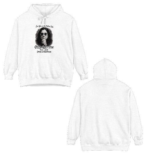 Ozzy Osbourne Tribute Double Sided Hoodies - Heavy Metal Rock Legend