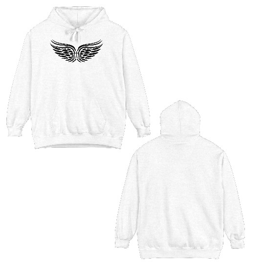 Guardian Angel Wings Angelwings Cross Double Sided Hoodies