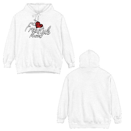 I love Freestyle Music Double Sided Hoodies
