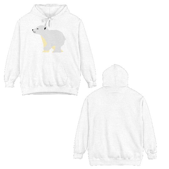 Polar bear Double Sided Hoodies