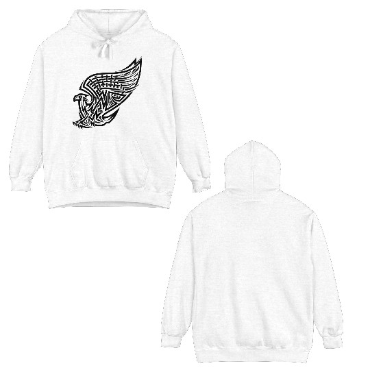Tribal Eagle Double Sided Hoodies