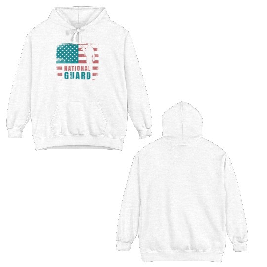 National Guard Veteran Double Sided Hoodies