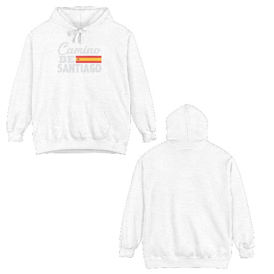 Camino De Santiago Way of Saint James Double Sided Hoodies