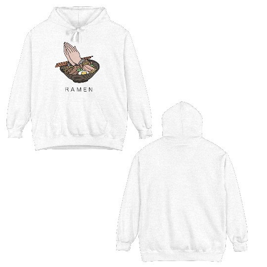 Amen Ramen Phone jesus chef Double Sided Hoodies