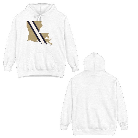 new orleans louisiana helmet stripe Double Sided Hoodies