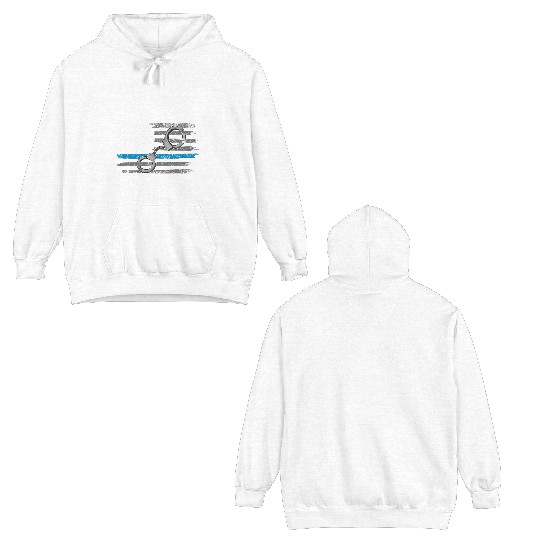 Police Retirement Double Sided Hoodies Retired Police Officer