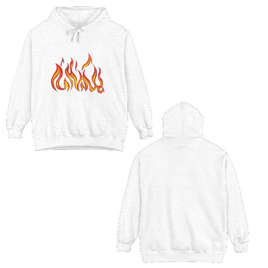 flames Double Sided Hoodies