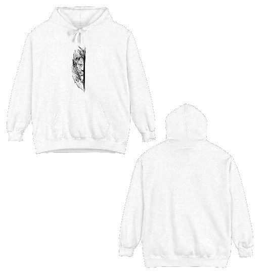 Sketch Lion Double Sided Hoodies