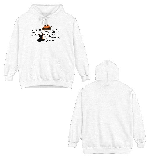 Viking Funeral Double Sided Hoodies