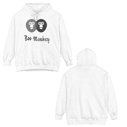 BOO MONKEY Double Sided Hoodies