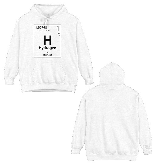 Hydrogen Element (black) Double Sided Hoodies