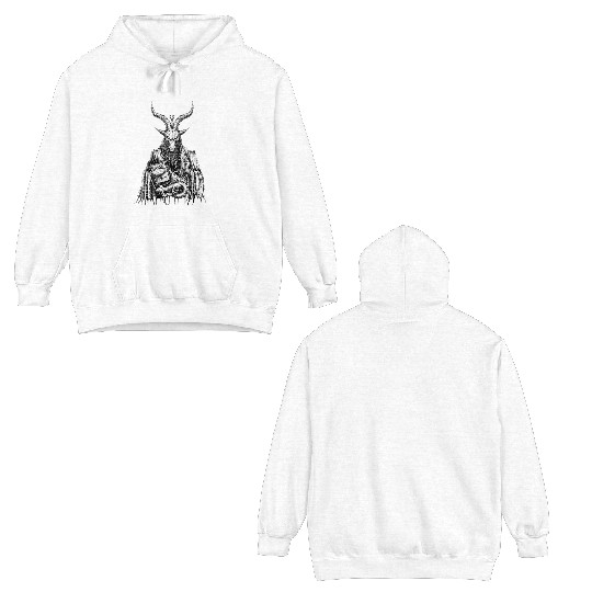 Demonic Baphomet Goat Double Sided Hoodies
