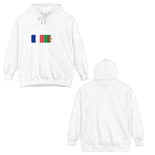 Algeria and France Power 100% Double Sided Hoodies
