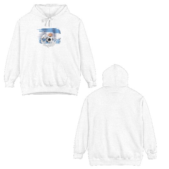 Flag of Argentina Argentina Football Double Sided Hoodies