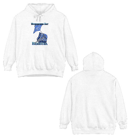 Horseshoe Bay Vacation Tribal Stingrays Double Sided Hoodies