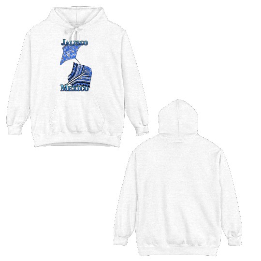 Jalisco Vacation Tribal Stingrays Double Sided Hoodies