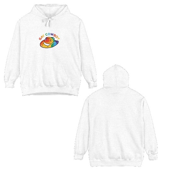 Cowboy Barn Bull Rider Rodeo Country Western Movie Double Sided Hoodies