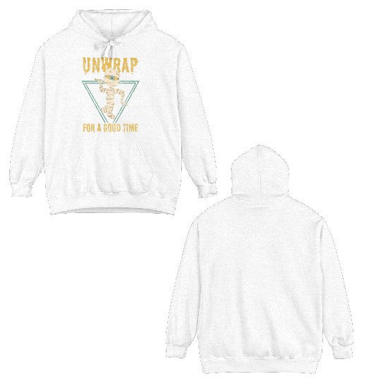 Mummy Fear Pyramid Anubis Double Sided Hoodies