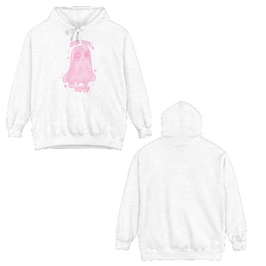 Pastel Goth Ghost | Sad but Cute | Creepy Cute Double Sided Hoodies