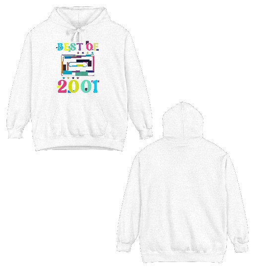 Best Of 2001 | Birthday Double Sided Hoodies | Birthday Retro