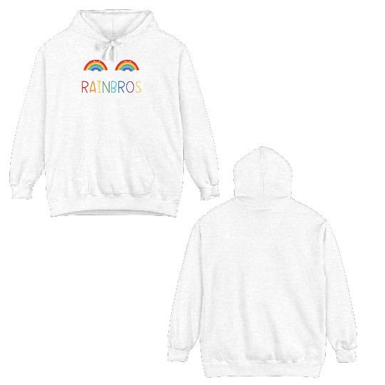 Rainbros Rainbow Lover Rainbow Whisperer Double Sided Hoodies