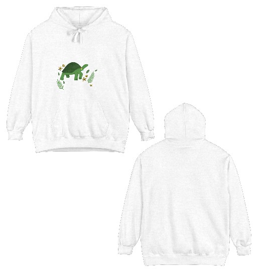 Turtle Relaxed Chilling Sea Ocean Beach Double Sided Hoodies