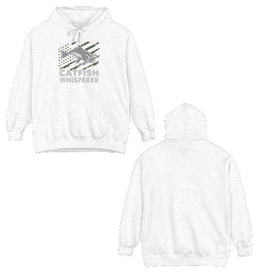 Catfish Whisperer - Wels Catfish Hunter Double Sided Hoodies